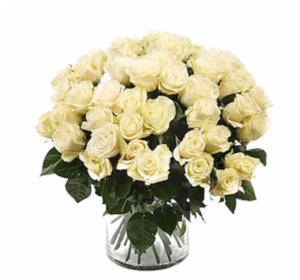 فازة ورد ابيض