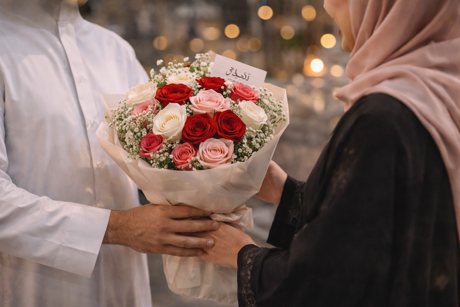 أفضل هدايا الورد لها